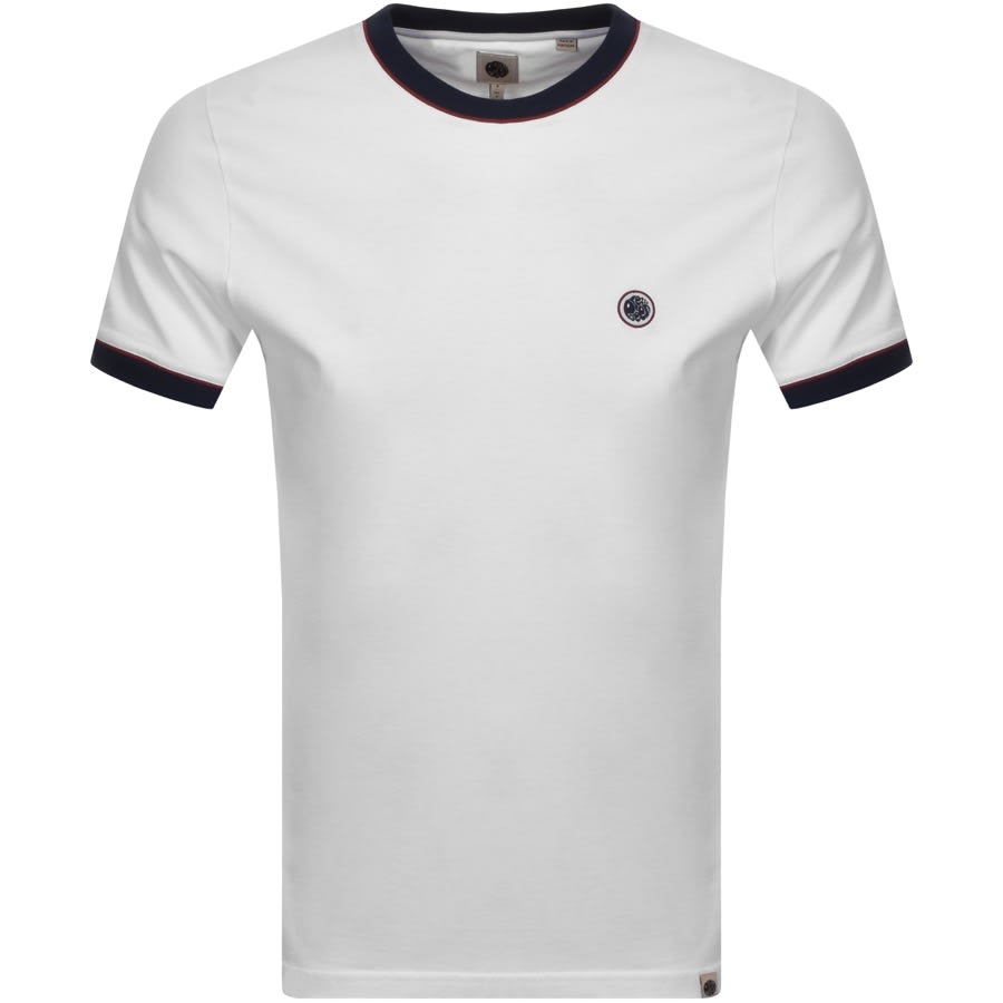 Alternative Image for ProductPretty Green Tilby Tipped T Shirt White1